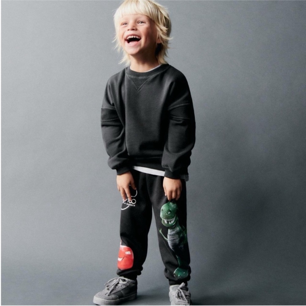 ZARA MICKEY MOUSE AND FRIENDS DISNEY 100TH ANNIVERSARY PLUSH JOGGERS